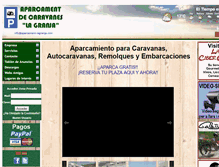 Tablet Screenshot of aparcament-lagranja.com
